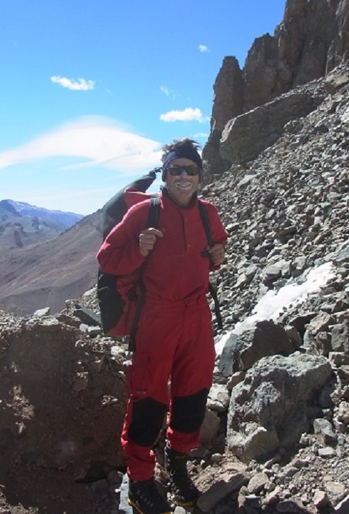 Am Aconcagua (2012), kurz vor Lager 1